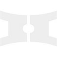 thumbnail image 4 of 12"W x 8"H x 2"ID x 2 1/2"C x 1"P Haven Architectural Grade PVC Contemporary Ceiling Medallion, Two Piece, 4 of 11