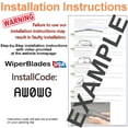 thumbnail image 5 of 2015 Porsche Boxster Beam Wiper Blades Wipers w/1yr Warranty (Set of 2), 5 of 5