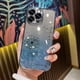 thumbnail image 3 of Funda con diseño de diente de león con purpurina y degradado chapado para iPhone 15, 12, 11, 13, 14, 16 Pro Max, Mini, X, Xs, Xr, 7, 8 Plus, SE2, funda suave con diamantes brillantes, 3 of 5
