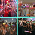 thumbnail image 5 of 152PCS Glow in the Dark Party Supplies for Kids Adults, Party Favors with Light Up Glasses, Headband, Rings, 100 Glow Sticks Bulk Party Pack DIY Glow Necklaces for Wedding,Birthday,Concert,New Year, 5 of 7