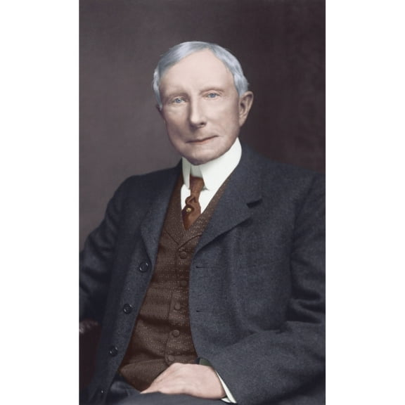 John D. Rockefeller In His 70S History (24 x 36)