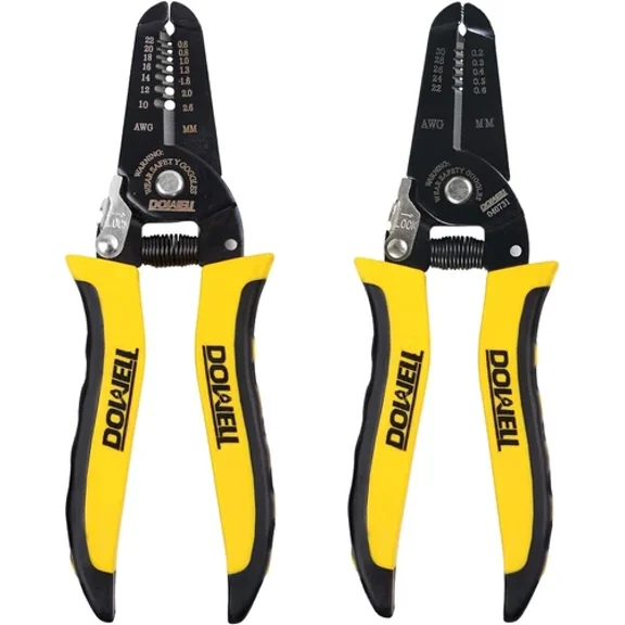 Dowell 10-22Awg 22-30Awg Wire Stripping Tool Wire Stripper Cutter Pliers Tool