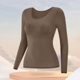 thumbnail image 4 of Tsivenald Thermal Underwear for Women 2 Piece Thermal Long Johns Sets Lightweight Fleece Lined Warm Base Layer Top & Bottom, 4 of 9