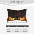 thumbnail image 4 of Fuzoiu Cool Black Eagle Print Fuzzy Pillowcases, Super Soft Pillow Case Cover with Zipper for Bedroom, Sofa, Couch,Cozy Pillow Shams for All Seasons-20"x30", 4 of 6