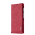 thumbnail image 3 of SaniMore for Samsung Galaxy S22 Ultra 6.8" Case [RFID Blocking], Camera Protection Card Slot Ultra-Thin PU Leather Magnetic Wallet Cover with Practical Bracket Shockproof Protective Shell, Red, 3 of 8