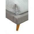 thumbnail image 4 of Alpine Furniture Britney Full Size Upholstered Platform Bed in Dark Gray, 4 of 5