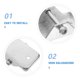thumbnail image 5 of Placa de pie para gato de remolque de alta resistencia para accesorios de remolque utilitario y estabilizadores para caravanas y acampadas, 5 of 5