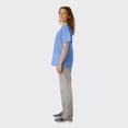 thumbnail image 4 of SPECTRUM UNIFORMS Scrub Tops Tunic Tops with Snap Front Women V-Neck Soft Fabric Ideal for Medical Professionals, Hospital and Lab Work Wear Ceil Blue, 4 of 5