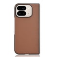thumbnail image 5 of Slim Fit Case Compatible with Google Pixel 9 Pro Fold, Ultra Thin Hard PC Rugged Lightweight Carbon Fiber Texture Anti-Slip Durable Shockproof Cover for Google Pixel 9 Pro Fold,Brown, 5 of 5