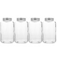 thumbnail image 4 of 4Pcs 500ML Glass Milk Tea Water Bottles Transparent Juice Beverage Bottles, 4 of 5