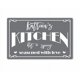thumbnail image 1 of Letrero de cocina picante y sazonado con amor, decoración de cocina, letrero de metal para cocina, letrero de metal, letrero divertido para cocina, letrero de granja, tamaño: 8 x 12 pulgadas, 1 of 4