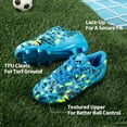 thumbnail image 2 of Tacos de fútbol para niños y niñas DREAM PAIRS HZ19003K Azul Real, 2 of 5