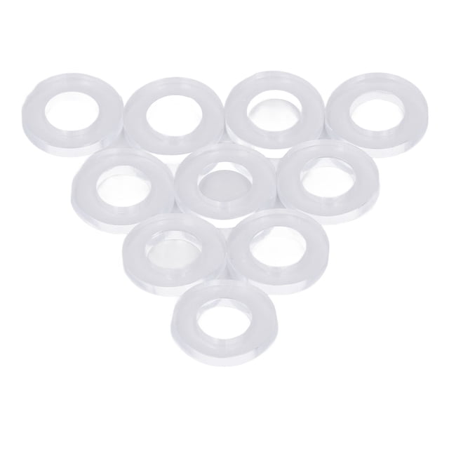 Joint Adaptateur Rapide CO2, Rondelles en Silicone Pièces de Rechange Légères 10 Pcs Taille Standard pour Machine à Eau Gazeuse