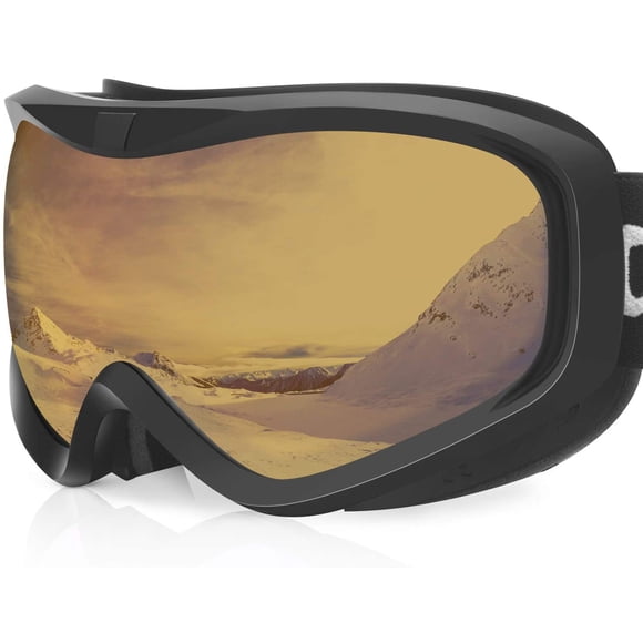 Snowboard Goggles OTG, Skiing Goggles Anti-Fog (with Frame/Frameless)
