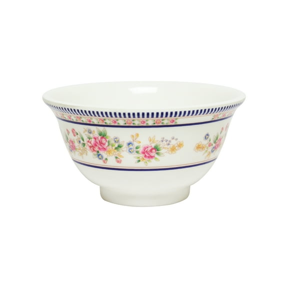 Excellante Rose Melamine Dinnerware Collection 6 Oz, 3 3/4" Rice Bowl, Comes in Dozen