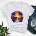 thumbnail image 5 of Raeneomay Tunic Tops for Women Plus Size Women's Fashion CrewNeck Printed Short Sleeve T-Shirt Casual Loose Shirt Tops, 5 of 6