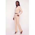 thumbnail image 3 of Women's Velour Zip Front Cropped Sweatshirt, 3 of 4