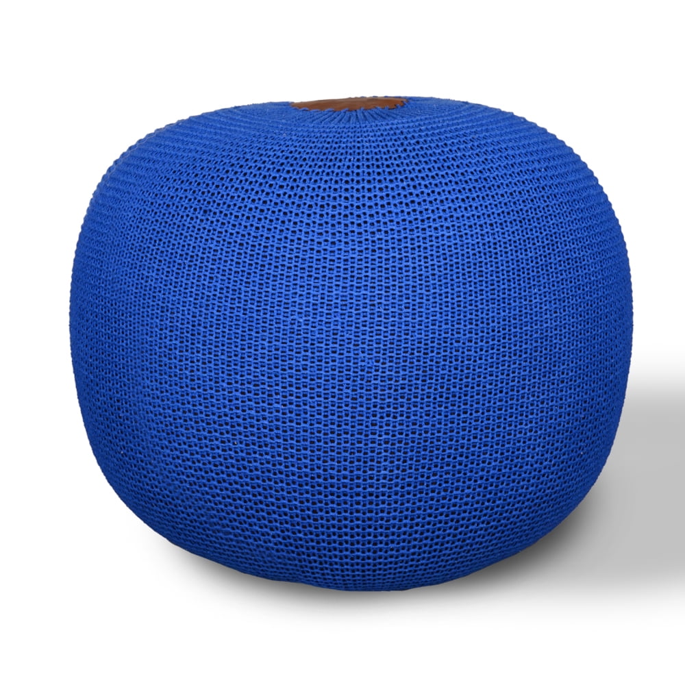 AZK Round Dori Pouf Ottoman Hand Knit Modern Floor Pouf Round Footstool azk-round-dori-pouf-ottoman-hand-knit-modern-floor-pouf-round-footstool
