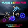 thumbnail image 4 of YOPTOP Ultra Bright LED Bike Wheel Lights For Night Riding Safety - Spoke Lights - Cycling Accessories For Enhanced Visibility,Blue, 4 of 7