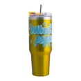 thumbnail image 2 of Termo 1.2 L Bob Esponja Amarillo Doble Pared con Asa y Popote de Acero Inoxidable, 2 of 7