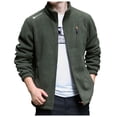 thumbnail image 1 of Men's Softshell Jacket with Thermal Hooded Windproof Outdoor Winter Coat for Hiking Camping, 1 of 6