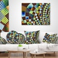 thumbnail image 4 of Designart Fractal Geometric Ornament Design - Contemporary Throw Pillow - 12x20, 4 of 5