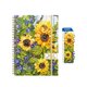 thumbnail image 2 of Cuaderno espiral A5 con agenda semanal 2024, papel grueso con doble rejilla, portátil, planificación semanal y mensual, para uso académico, oficina y hogar, diseño plegable y ligero, papel, 2 of 9