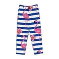 thumbnail image 4 of Balery Pink Flamingo print Women's Pajama Pants,Ultra Lightweight Pjs,Lounge Pant-X-Large, 4 of 9