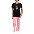 thumbnail image 4 of CafePress - English Cocker Spaniel Pup Women's Dark Pajamas - Women's Short Sleeve Print T-Shirt and Pants Dark Cotton Pajama Set, 4 of 7