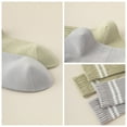 thumbnail image 7 of Sookeceks 6 Pairs Women Cotton Striped Crew Socks, Casual Warm Soft Calf Socks for Girls and Ladies Socks Size 5-9, 7 of 7