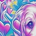 thumbnail image 4 of Colorful Companions 72x72 Waterproof Shower Curtain Liners Durable Metal C-Hooks Fade-Proof Thermal Print Anti-Splash, 4 of 5