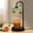 Pattern 2, variant on Candle Warmer Lamp with Timer Dimmer Korean Folk Art Lotus Autumn Leaves Print Summer Decor Candle Lamp Warmer for Jar Candle with 4 Bulbs Gifts for Women House Warming Gifts