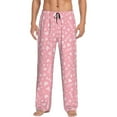 thumbnail image 2 of Goofa Love Printed Soft Pajama Pants for Men, Wide Leg Comfy Casual Lounge Yoga Pants-, 2 of 9