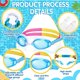 thumbnail image 4 of 30 Pcs Kids Swim Goggles Bulk Child Swimming Goggles Gifts for Boys Girls Toddler Pool Surfing Diving, 4 of 5