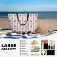 thumbnail image 5 of Fuzoiu happy Easter Print Waterproof Beach Tote Bag for Women Girls with Zipper,Sandproof Pool Swim Bag,Large Capacity Beach Travel Bag for Pool Swim Travel Everyday, 5 of 7