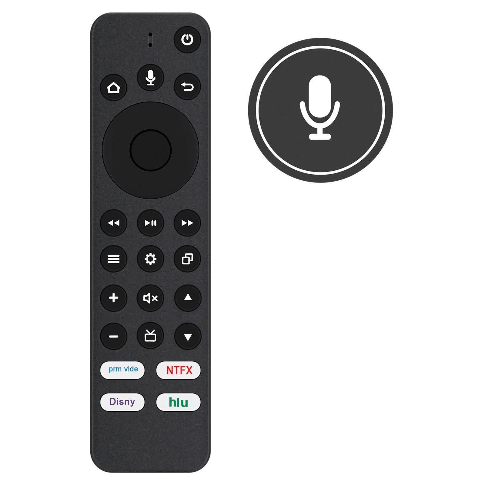 New Replace Voice Remote Suit for INSIGNIA TV NS-50F301NA24 NS-43F301NA22 NS-24F201NA23 NS-32F201NA23 NS-39F201NA23 NS-42F201NA23 NS-24F202NA23 NS-32F202NA23 NS-42F201NA23
