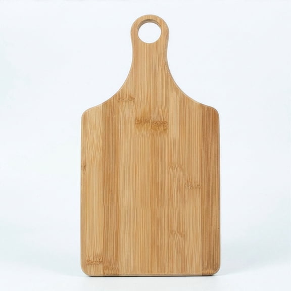 Bamboo Paddle Cutting Board – Wooden Serving and Chopping Board