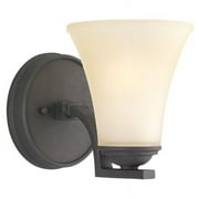 Sea Gull Somerton Bathroom Sconce - 5.5W in. Blacksmith