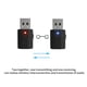 thumbnail image 4 of Inteprter Adaptador de audio Receptor inalámbrico USB Convertidor de audio 2 en 1 compatible con Bluetooth con entrada Cables de audio/vídeo, 4 of 8
