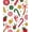 Red, Pattern 3, variant on ODIKA 4x6 Machine Washable Non-Slip Area Rug, Festive Swirl Latch Hook High Traffic Rug, Red, 649057