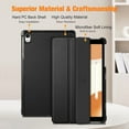 thumbnail image 4 of Case For Onn. 8" Tablet (2024 Model) Folio Lightweight Hard Shell Stand Cover, 4 of 6