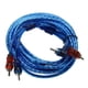 thumbnail image 2 of Cable de cobre trenzado para sistema de audio estéreo de coche, 5 m, 2 conectores, para amplificador, 2 of 4