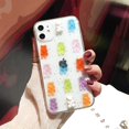 thumbnail image 2 of 3D Clear Case Compatible with iPhone , Super Cute Cartoon Bears, Funny Creative Soft Protective Case Cover(iPhone 6/6S), 2 of 7