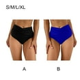 thumbnail image 2 of Minnieouse Calzoncillos de baño transpirables de diseño Simple para mujer, ropa de baño de Color sólido para bañarse en el sol, ropa interior Prendas para la parte inferior del cuerpo Negro L, 2 of 5