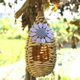 thumbnail image 5 of UYUH Hand-Woven Natural Seagrass Bird Feeder Aviary Feeding Station, Waterproof Outdoor Hanging Ornament for Garden/Patio Decoration ‌, 5 of 7