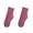 Rose Red, variant on Visland Women Socks, Fashion Ribbed Design Glitter Casual Solid Color Soft Skin-friendly Cotton Middle Tube Socks for Daily Wear
