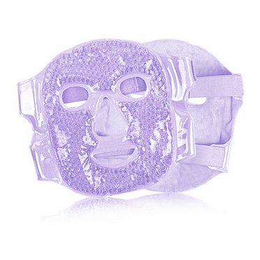 RAGUPEL Ice Mask,Use Both Cold and Hot Compresses Face Ice Pack,Both Sides Ice Face Mask,Purple