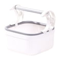 thumbnail image 2 of Wzzjkit Organisateurs de Salle de Bain et Rangement Support de Toilette avec Seau Structure en Alliage d'Aluminium Robuste Outil de Formation de Table Portable, 2 of 9
