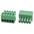 thumbnail image 2 of Unique Bargains 10Pcs 300V KF2EDGK 3.5mm Pitch 5-Pin PCB Screw Terminal Block Connector, 2 of 2