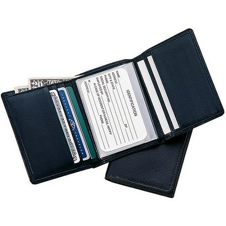 UPC 794809010383 product image for Men's Tri Fold Wallet in Genuine Leather | upcitemdb.com